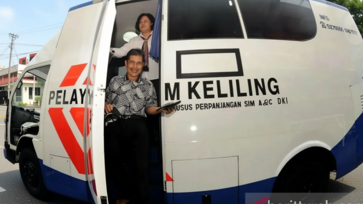 Layanan SIM Keliling tersedia di lima lokasi Jakarta pada Selasa