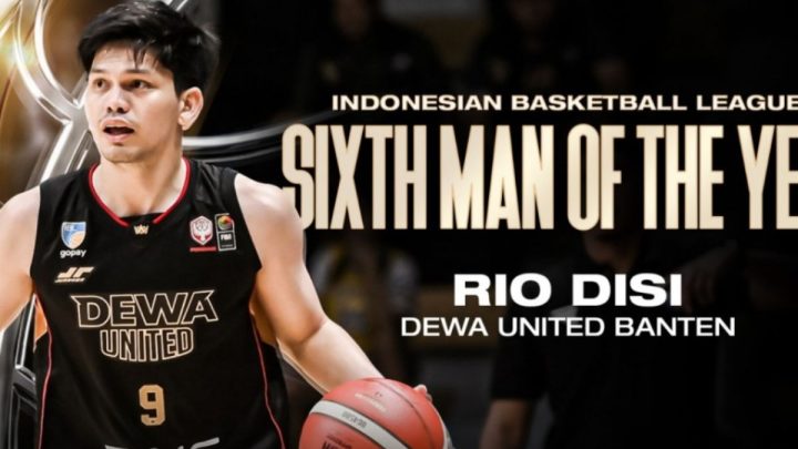 Rio Disi ukir sejarah dengan raih tiga gelar Sixth Man of The Year IBL