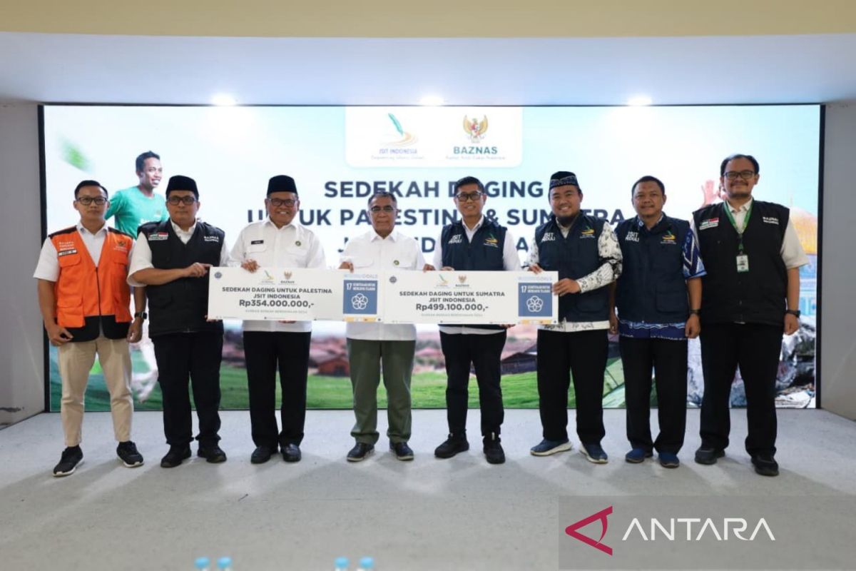 JSIT amanahi Baznas kirim Rp853 juta untuk Sumatera dan Palestina