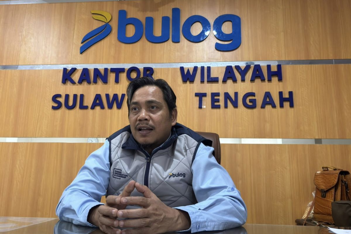 Bulog serap 8.700 ton beras petani Sulteng hingga Mei 2026