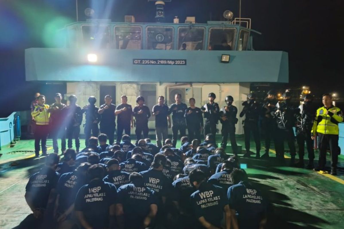 Kemenimipas pindahkan 40 narapidana dari Sumsel ke Nusakambangan