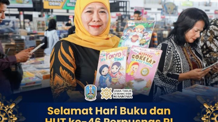 What Happened During: Hari Buku Nasional, Khofifah serukan membaca jadi gaya hidup anak muda