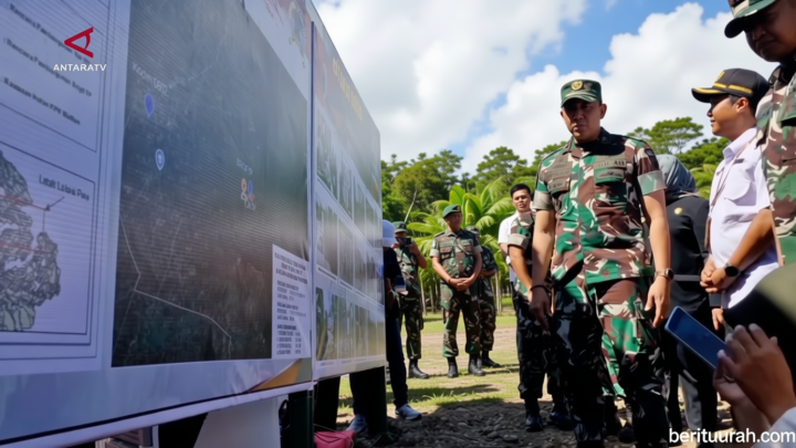 Pangdam V Brawijaya tinjau pembangunan Mako Yonif di Ponorogo