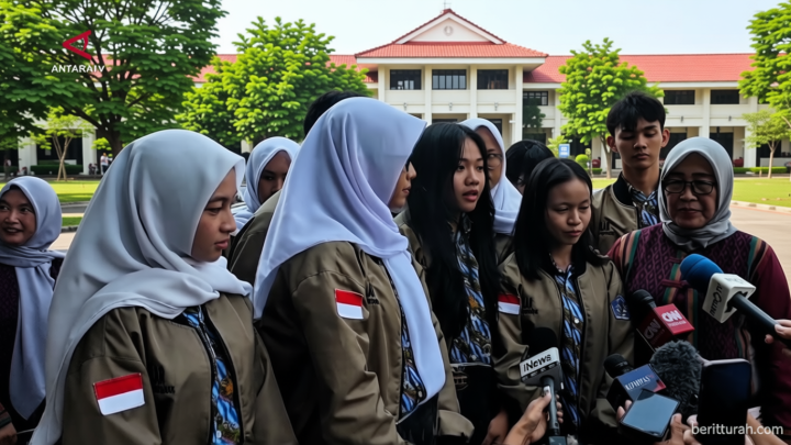 Wapres beri motivasi peserta lomba cerdas cermat SMAN 1 Pontianak