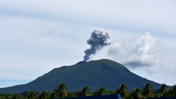 Solving Problems: Badan Geologi: Gunung Ibu erupsi dengan kolom abu setinggi 800 meter