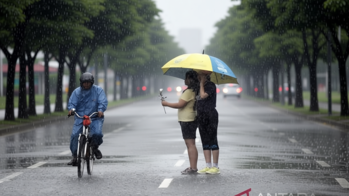Latest Facts: Jakarta bakal dilanda hujan pada Senin sore