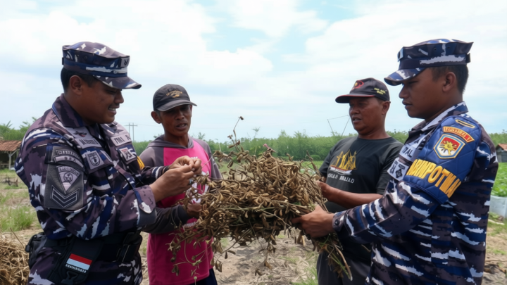 Meeting Results: TNI AL klaim bisa panen dua sampai empat ton kedelai di setiap wilayah