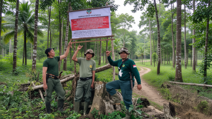 Latest Program: TNKS temukan 80 hektare lahan dalam kawasan di Rejang Lebong dirambah