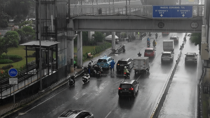 BMKG prakirakan seluruh wilayah Jakarta diguyur hujan Sabtu sore