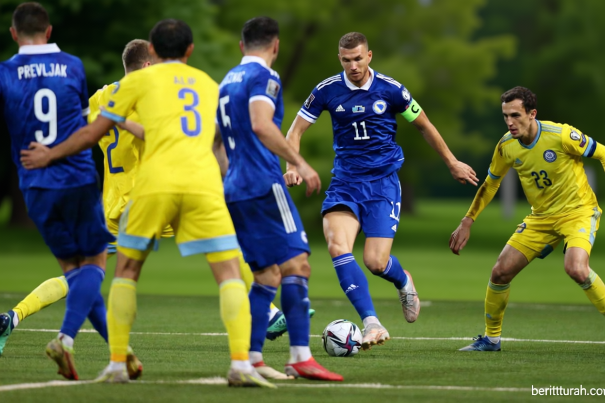 Bosnia dan Herzegovina rilis skuad Piala Dunia, Edin Dzeko jadi kapten
