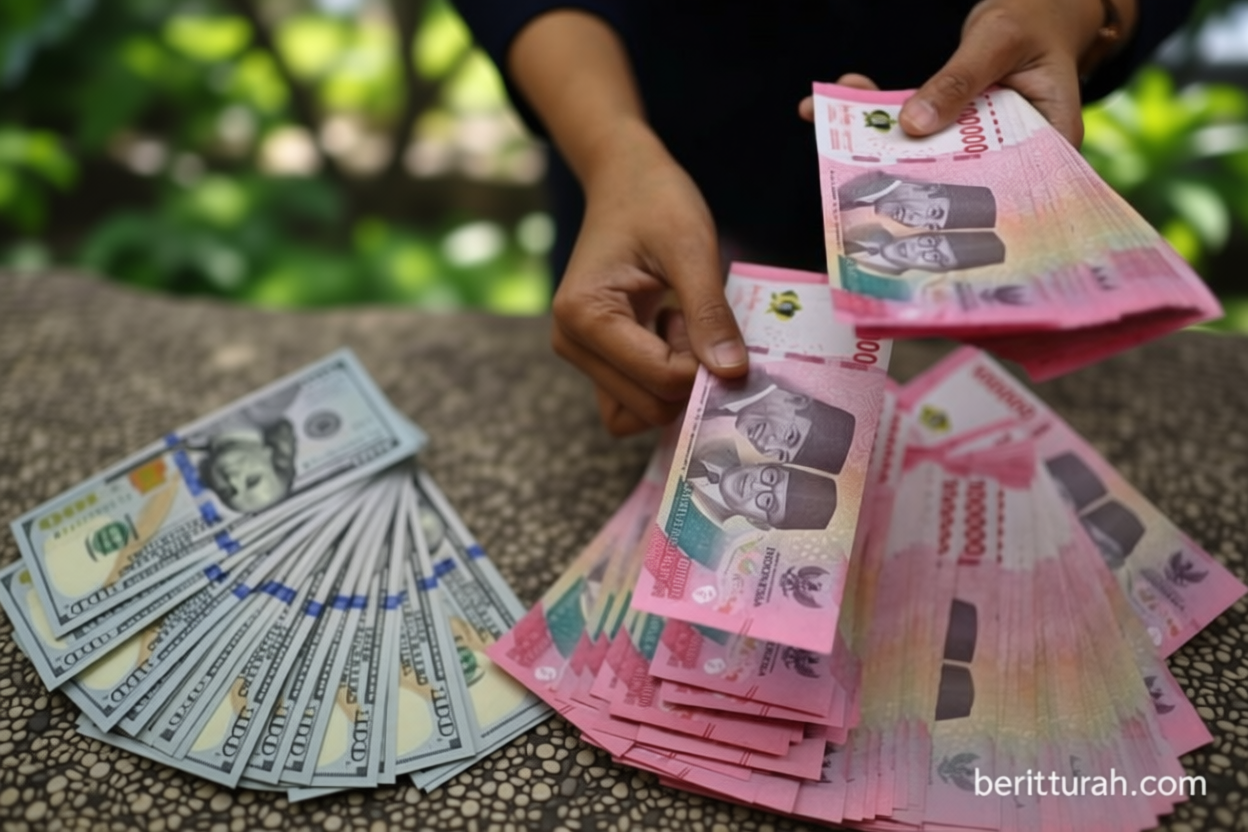 Rupiah melemah seiring pertemuan Xi dan Trump tak banyak bahas Iran
