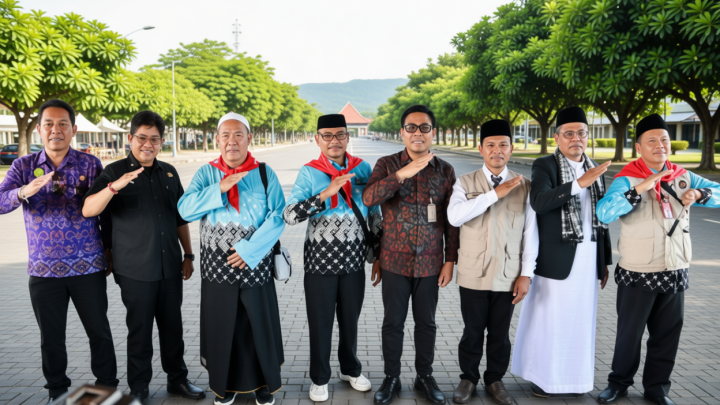 Jamaah Bali menuju Embarkasi Surabaya – berangkat ke Tanah Suci Minggu