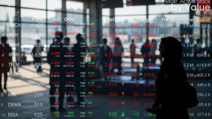 IHSG pada Senin pagi dibuka melemah 0,14 persen di posisi 6.959,94