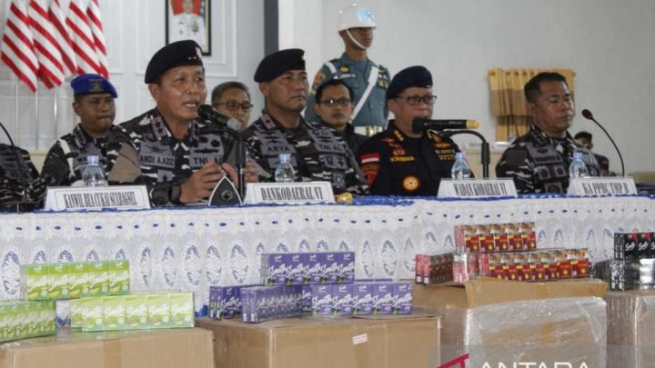Kodaeral VI-Bea Cukai sita 3,9 juta batang rokok ilegal tanpa cukai