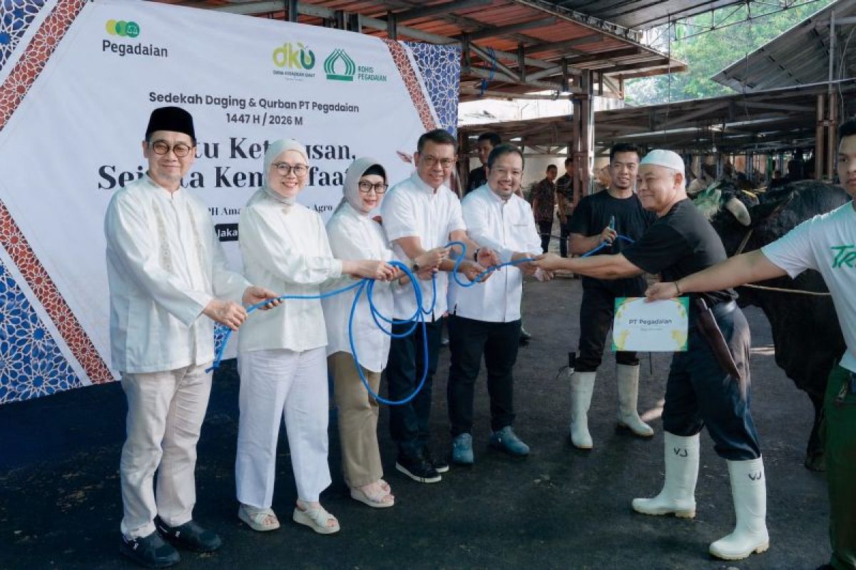Rohis Pegadaian wujudkan “Satu Ketulusan Sejuta Kebermanfaatan” lewat distribusi 4.500 paket kurban