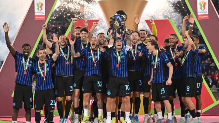 Inter Milan sabet gelar juara Piala Italia usai tekuk Lazio 2-0