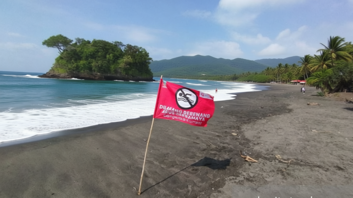 Wisatawan tewas setelah digulung ombak di Pantai Madasari Pangandaran