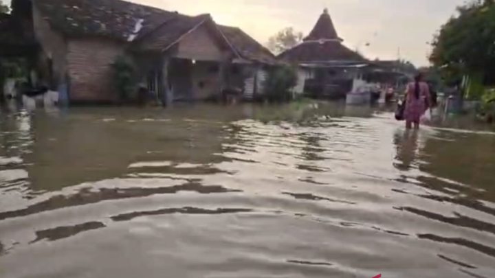 Hujan lebat – 538 rumah di Pati tergenang banjir & 1.050 jiwa terdampak