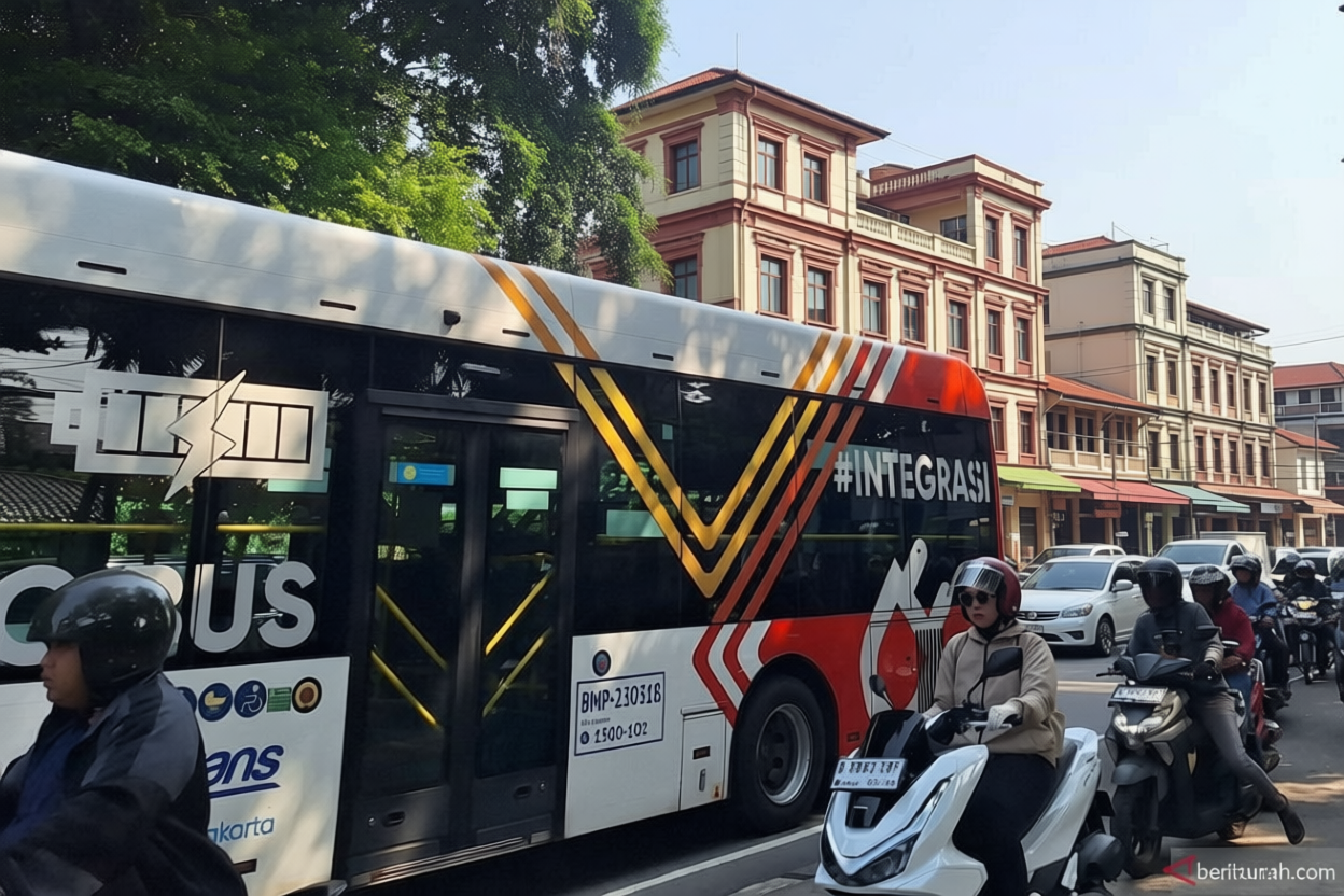 Transjakarta kembali beroperasi usai jalan Lenteng Agung dibuka