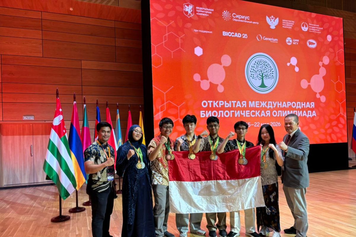 Main Agenda: Tim Olimpiade Biologi Indonesia raih tujuh medali di OIBO 2026