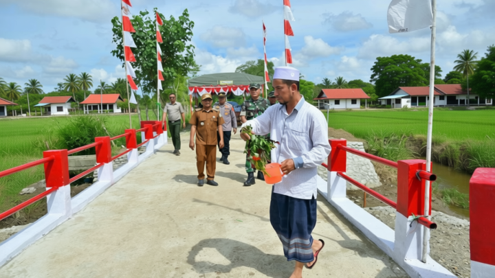 Solving Problems: TNI rampungkan jembatan akses pertanian warga di Aceh bantuan presiden