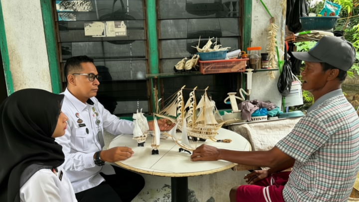 Kemenkum Kepri bidik potensi IG karya miniatur kapal dari tulang ikan