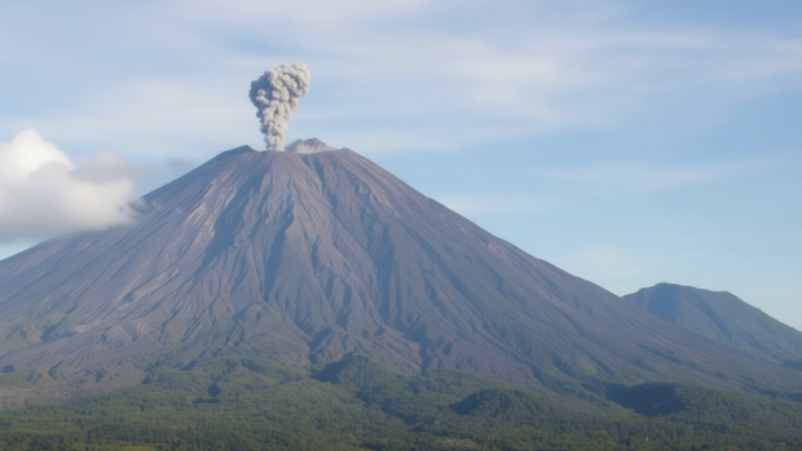 Solution For: Gunung Semeru erupsi dengan tinggi letusan 1.000 meter