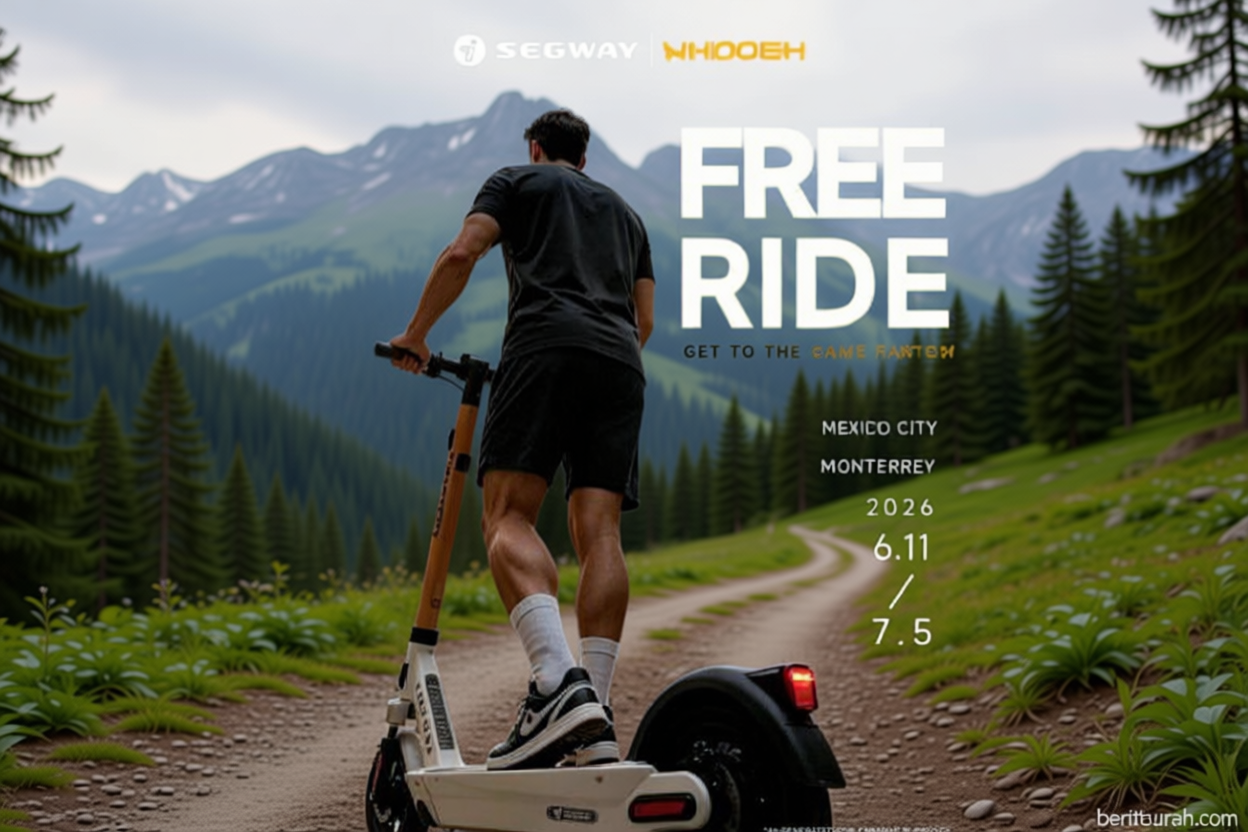 Segway dan Whoosh Luncurkan Program “Free Ride” di Meksiko Selama Piala Dunia 2026 Berlangsung, Dukung Mobilitas Perkotaan