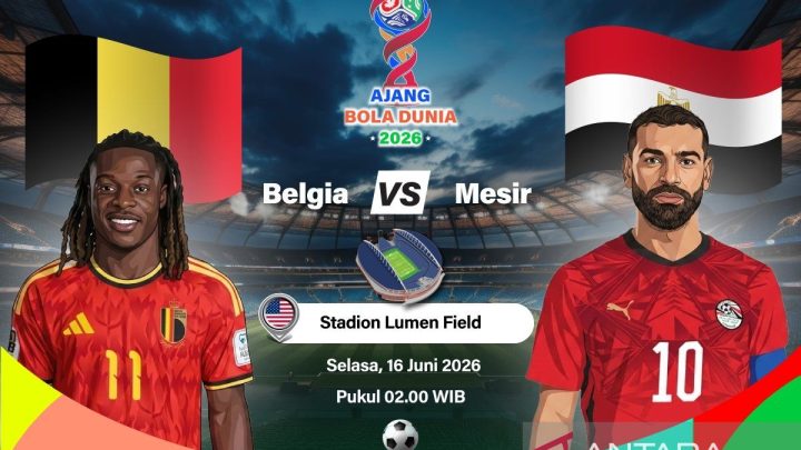 Historic Moment: Susunan pemain Belgia vs Mesir, De Bruyne dan Salah “starter”