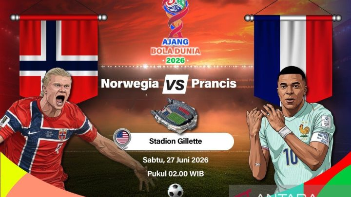 Susunan pemain Norwegia vs Prancis: perebutan predikat juara grup