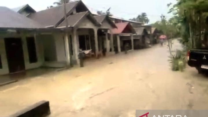 BPBD: Tiga desa di Aceh Barat mulai terendam banjir luapan