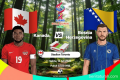 Daftar Susunan Pemain Kanada vs Bosnia-Herzegovina