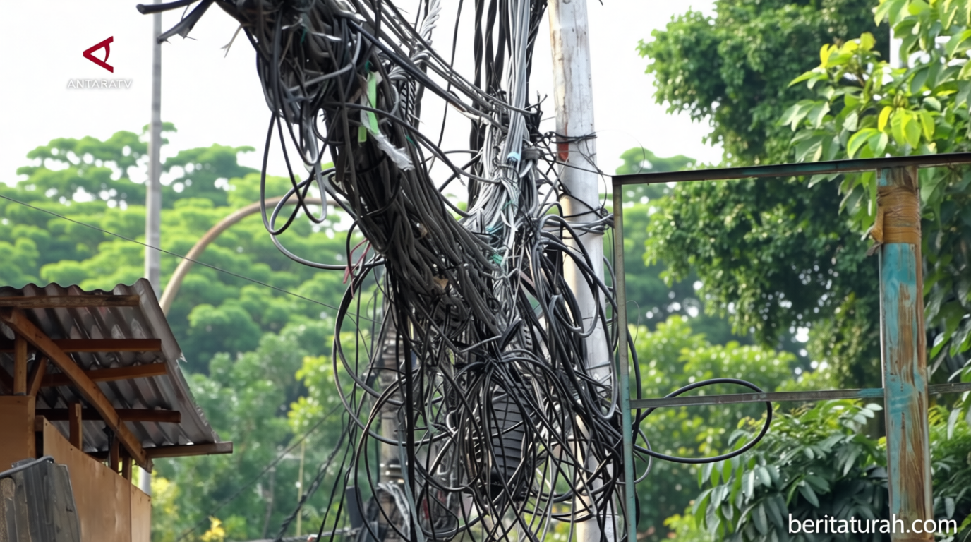 Pramono: Pembenahan kabel semrawut jadi agenda prioritas