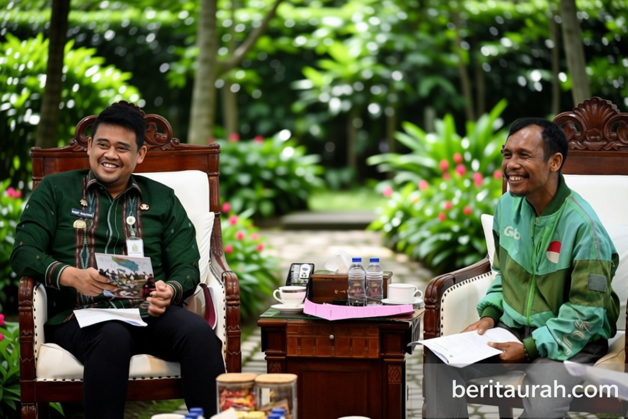 Gubernur Bobby siap jembatani aspirasi ojol ke anggota DPR asal Sumut