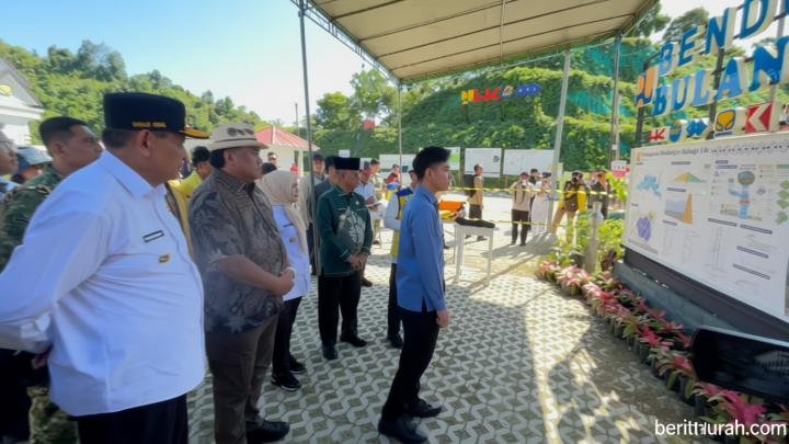 Wapres tinjau bendungan dan beri bantuan anak yatim di Gorontalo