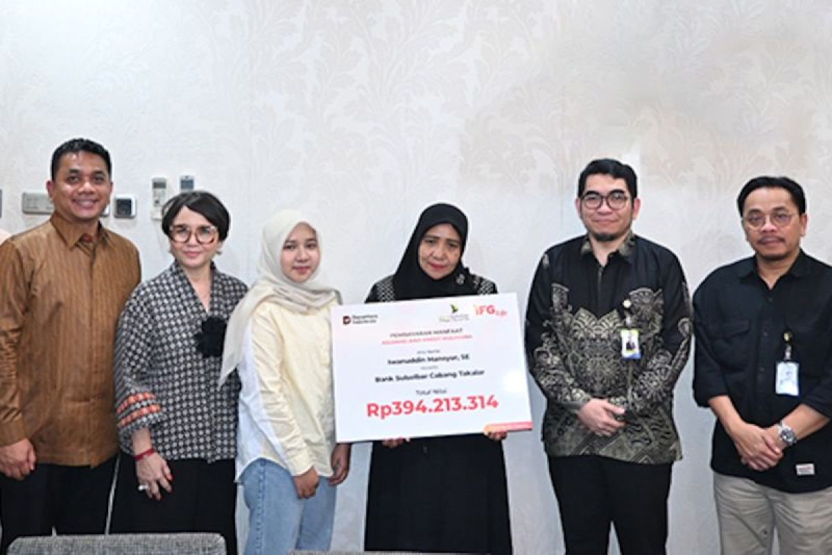 IFG Life cairkan klaim Rp394 juta ke ahli waris nasabah Bank Sulselbar