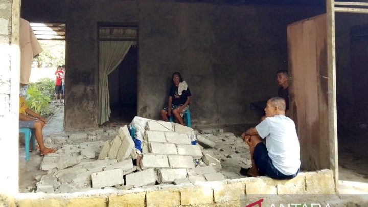 11 rumah di Kabupaten Talaud-Sulut rusak ringan dampak gempa Mindanao