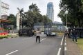 Ada demo, Jalan Medan Merdeka Selatan ditutup