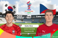 Susunan pemain Korea Selatan vs Ceko pada laga Grup A