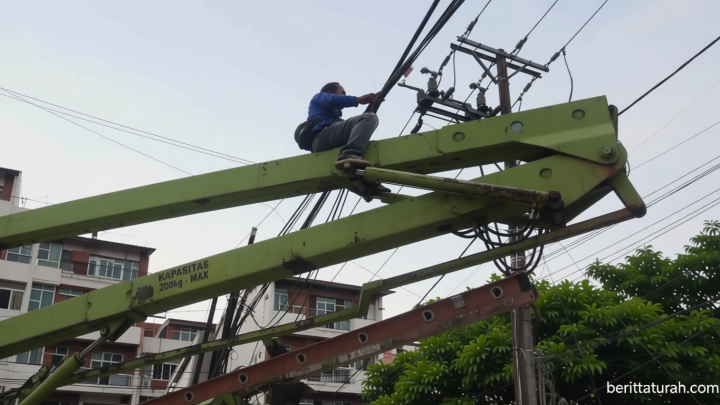 Tingkatkan estetika kota – Palangka Raya tertibkan kabel semrawut