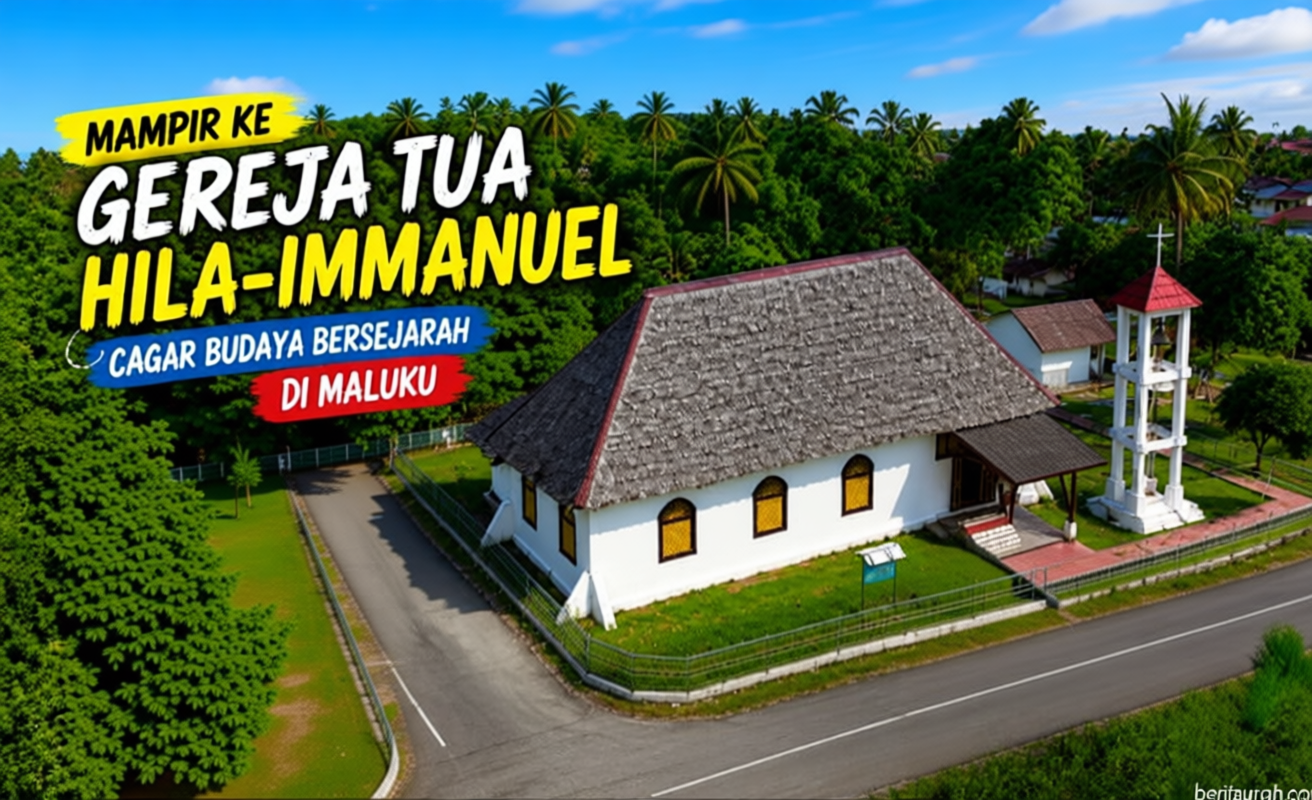 Mampir ke gereja tua Hila-Immanuel – cagar budaya bersejarah di Maluku