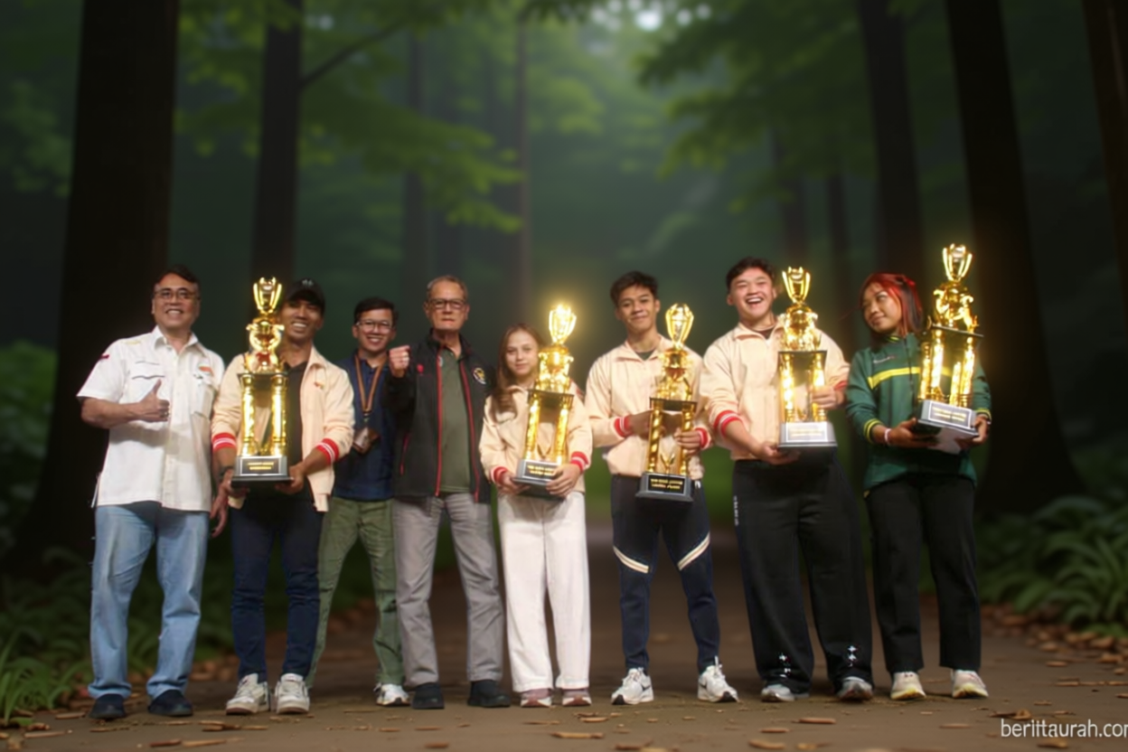 Raihan dan Arsya lifter terbaik remaja Kejurnas Angkat Besi 2026
