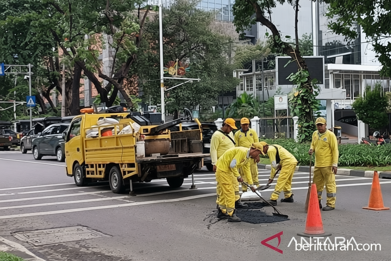 Bina Marga tingkatkan kualitas jalan di sembilan titik di Jakpus