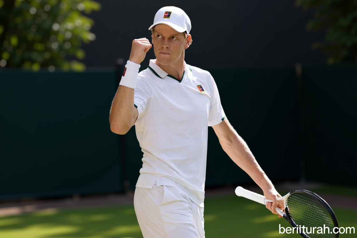 Sinner kalahkan Djokovic untuk melaju ke final Wimbledon