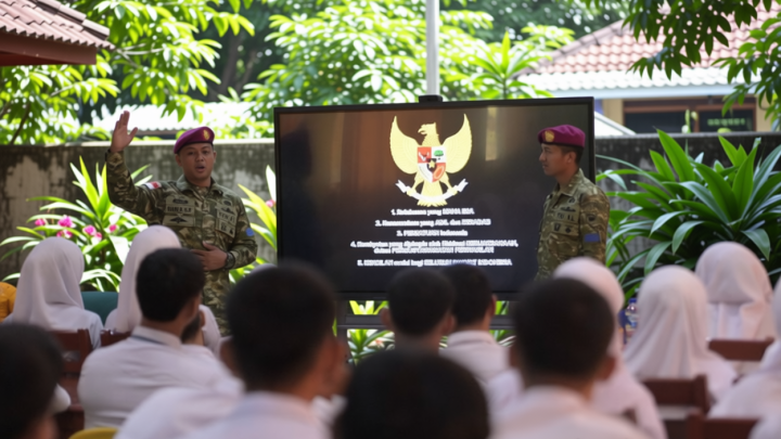 Korps Marinir di Sebatik peringati hari anak lewat mengajar di sekolah