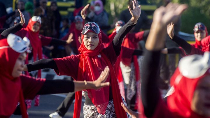 1.588 peserta pecahkan rekor MURI lewat senam kreasi Penthul Tembem di Gunungkidul
