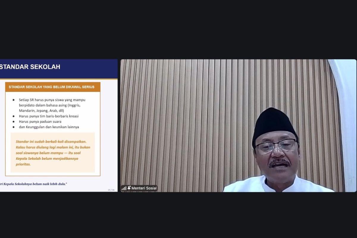 Mensos: Kapasitas kepala sekolah tentukan mutu Sekolah Rakyat