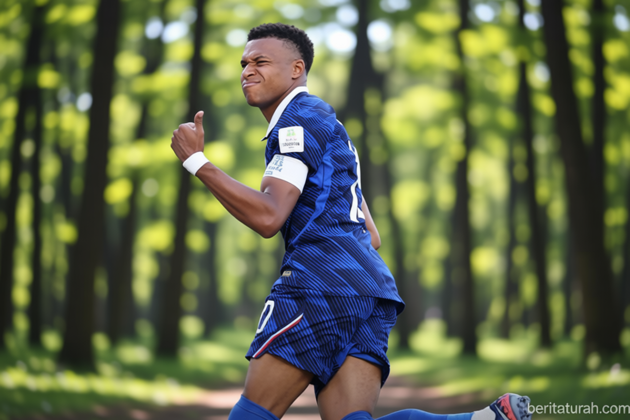 Gol penalti Kylian Mbappe bantu timnas Prancis singkirkan Paraguay 1-0