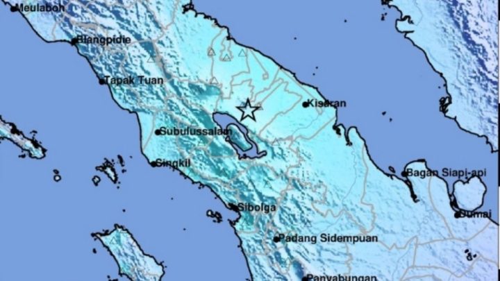 Gempa bumi di Sumatera Utara terasa hingga Pantai Barat Malaysia