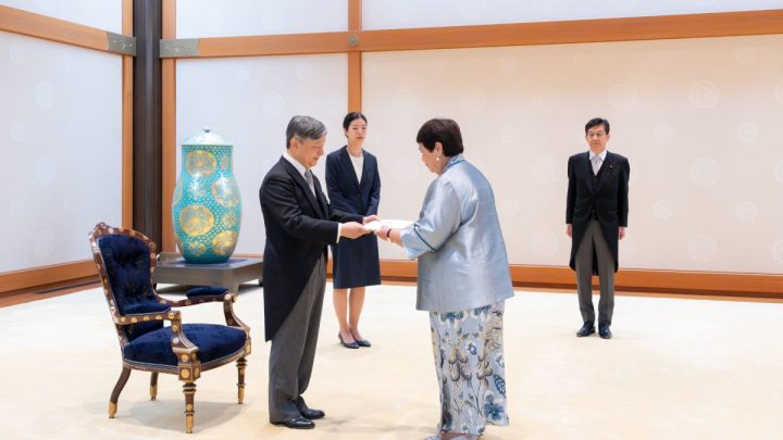 Dubes RI Jepang serahkan surat kepercayaan kepada Kaisar Jepang